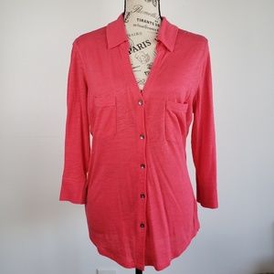 EXPRESS ORANGE TOP/BLOUSE MEDIUM